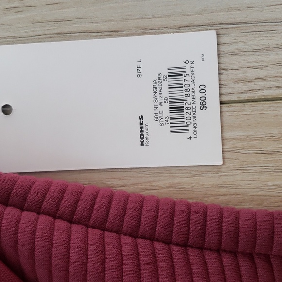 New Tek gear fleece size L women jacket - Picture 6 of 7